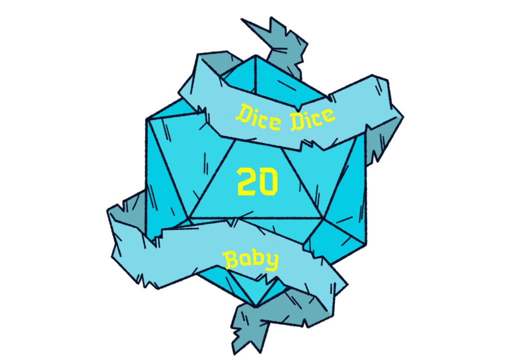 logo maker featuring a dungeons and dragons dice 4012a