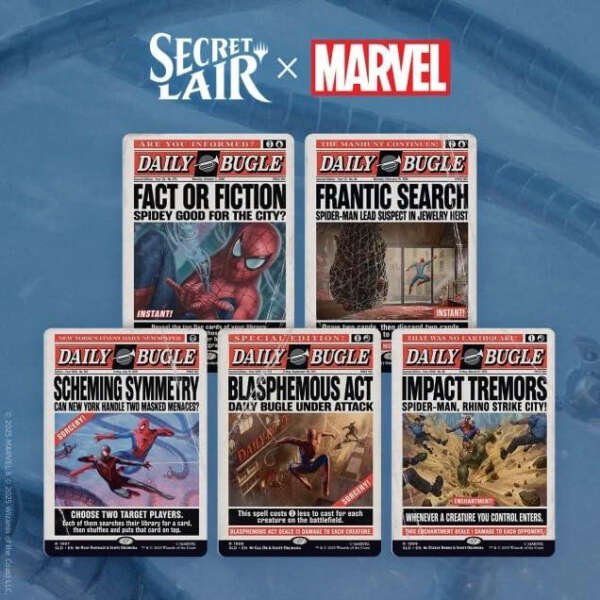 Magic the Gathering Secret Lair X Marvel Spider-Man: Daily Bugle Breaking News (Foil)