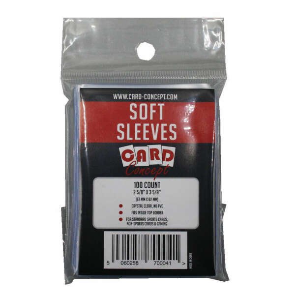 100 Clear Soft Sleeves Deck Protectors