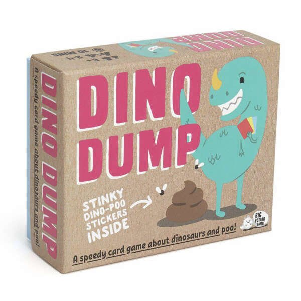 Dino Dump: Dinosaur Poo Board Game for Families with Kids