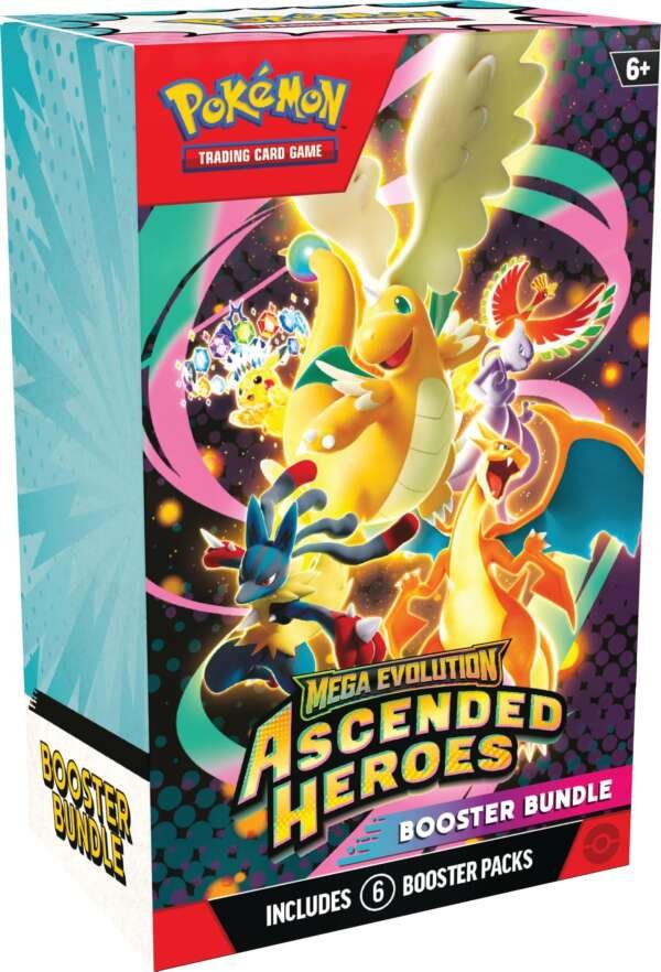 Pokémon TCG: Mega Evolution—Ascended Heroes Booster Bundle
